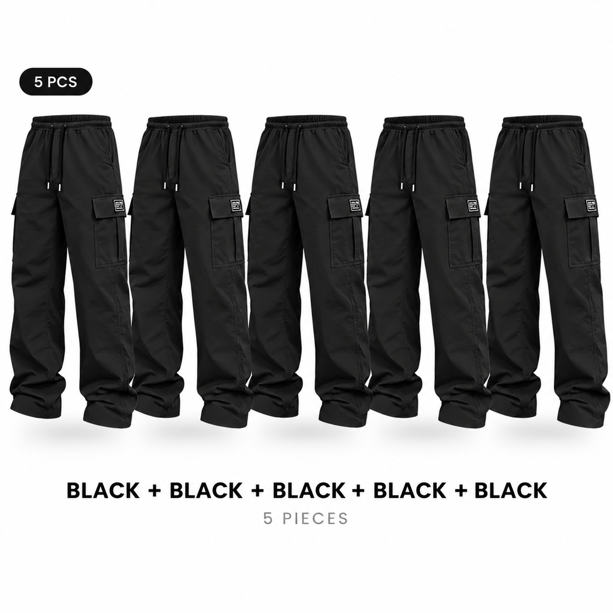 ππ BLACK FRIDAY SALE π₯Men's cargo pants, solid-color casual loose-fit cargo trousers.
