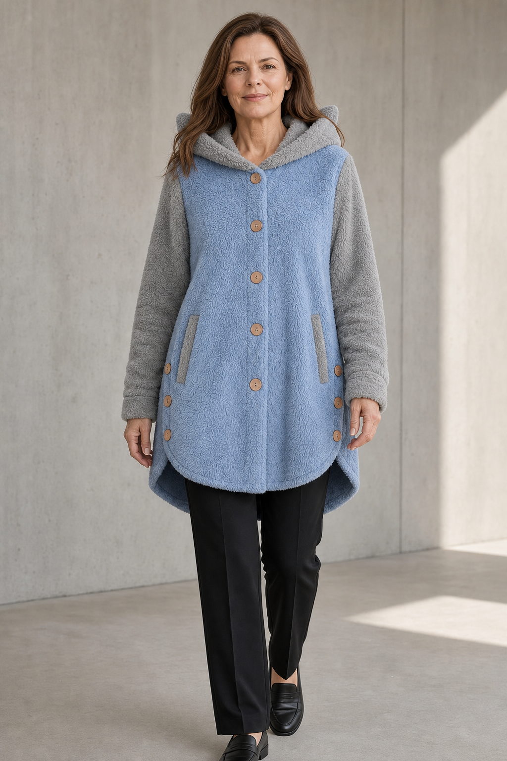 Women's Fleece Coat | Cozy Soft Oversized Winter Jacket