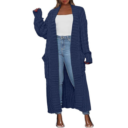 💝💝Women's Long Cardigan 2026 Oversized Coat Long Sleeve Open Cardigan Knitted Extra