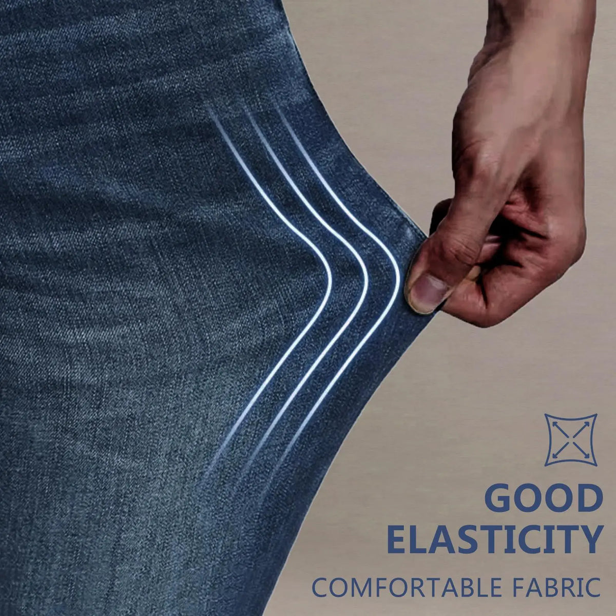 💚Black Friday Early Bird Sale Is Here🔥 | 6PCS $24.63 | Men's Stretch Cotton Loose-Fit Drawstring Jeans