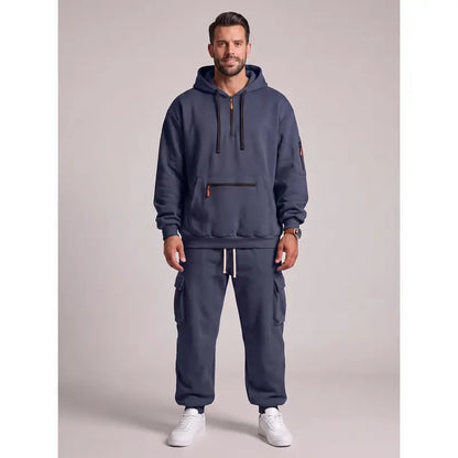 💚Men's 2-Piece Activewear Set with Fleece Lining for Winter