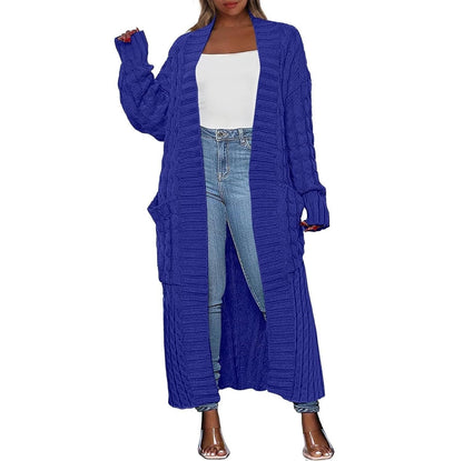 💝💝Women's Long Cardigan 2026 Oversized Coat Long Sleeve Open Cardigan Knitted Extra