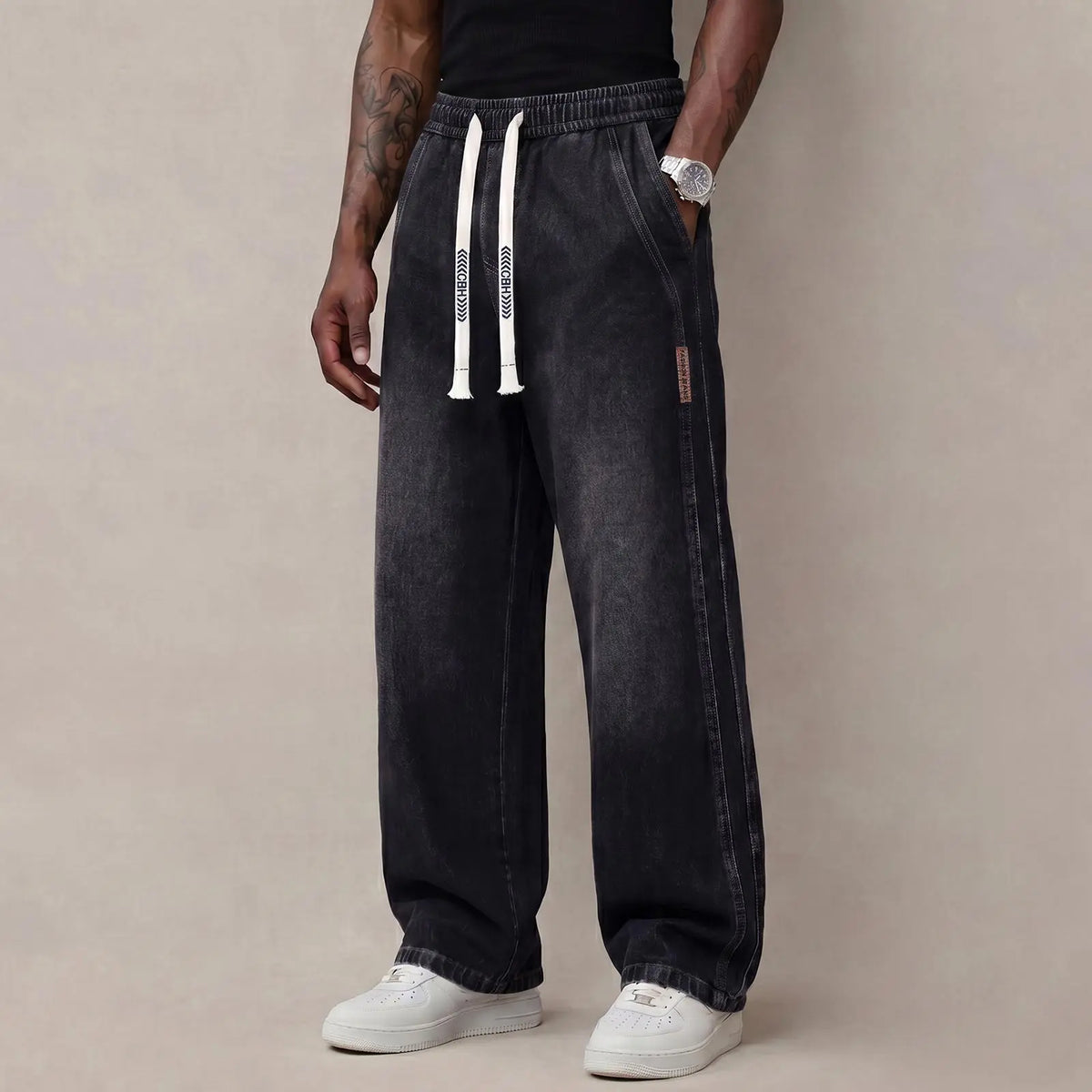 💚Black Friday Early Bird Sale Is Here🔥 | 6PCS $24.63 | Men's Stretch Cotton Loose-Fit Drawstring Jeans