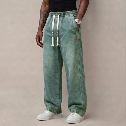 💚Black Friday Early Bird Sale Is Here🔥 | 6PCS $24.63 | Men's Stretch Cotton Loose-Fit Drawstring Jeans