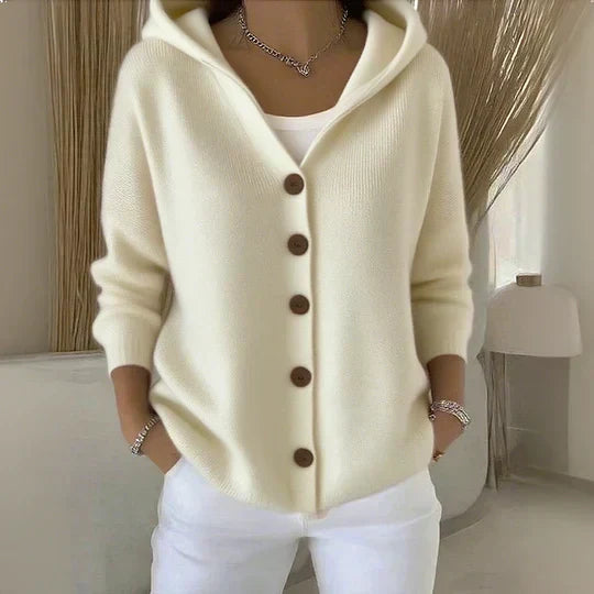 💝💝Darienne™ | Hooded Button-Up Knit Cardigan