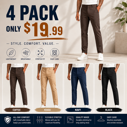 💚⚡FINAL SALE⚡Men's Golf Stretch Straight Pants