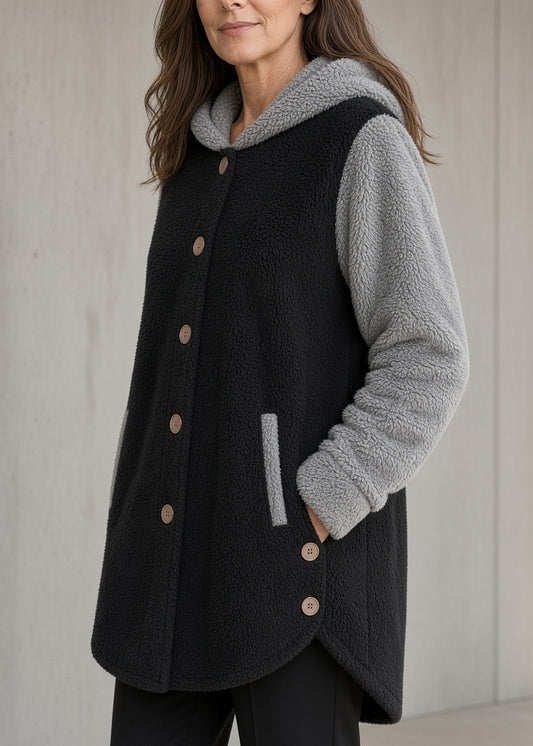 Women's Fleece Coat | Cozy Soft Oversized Winter Jacket
