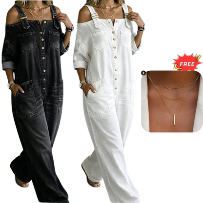 The Maeve Jumpsuit – A Wide-Leg Overall That Does the Work for You