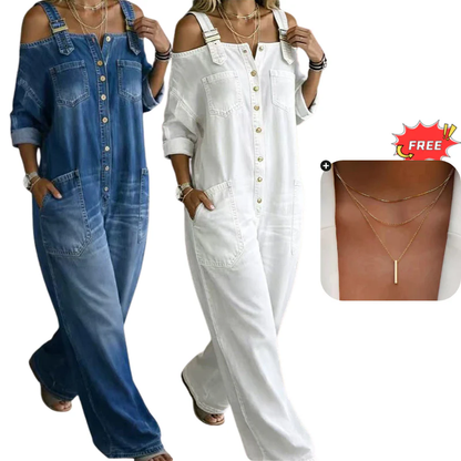 The Maeve Jumpsuit – A Wide-Leg Overall That Does the Work for You