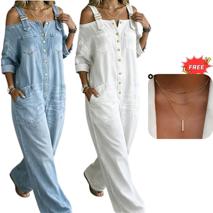 The Maeve Jumpsuit – A Wide-Leg Overall That Does the Work for You