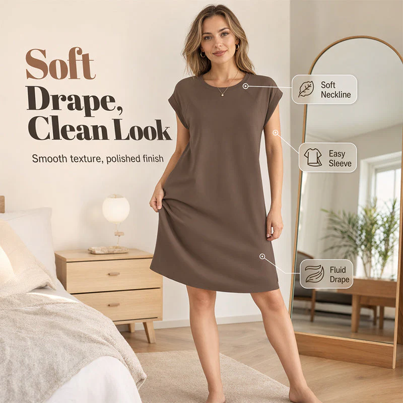 The Clio Dress – A Classic Crew Neck That Goes With Everything
