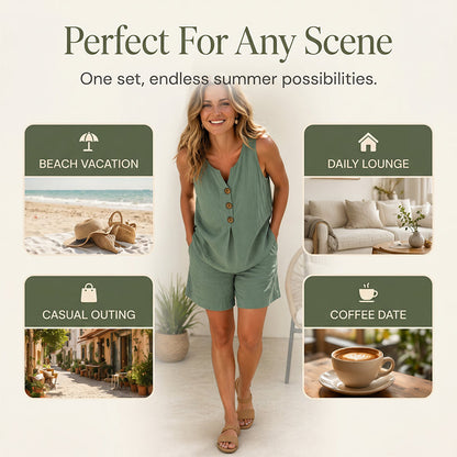 The Noa Set – A Soft Top & Shorts Duo That Keeps You Cool All Summer