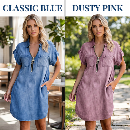 The Willow Dress – A Denim Shirt Dress That Does It All