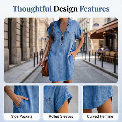 The Willow Dress – A Denim Shirt Dress That Does It All